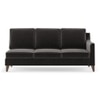 Abbey Sectional Sofa (Colour : Pebble Grey, Cushion : Hard, Seater : Left Aligned 3 Seater + Left Aligned Chaise)