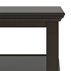 Alexandra Solid Wood Coffee Table in American Walnut Finish
