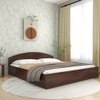 Daiki Queen Size Bed In Walnut Finish