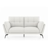 Vetra 2 Seater Leather Sofa In White