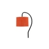 Orange Jute Curvy table lamp with Iron Base (SP19)