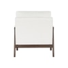 Serenity Boucle Fabric Arm Chair in Off White