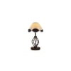 Oakley Vintage Multicolor Shade Table lamp with Iron Base