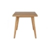 Scandinavian Loftus Small Dining Table Brown Natural Wood Finish