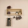 Avalon Wooden Wall Shelf Organiser With Key Holders