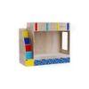 Pinwheels Bunk Bed with Storage in Oak Colour BKBB045