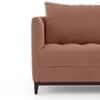 Florence Premium 1 Seater Fabric Sofa in Mocha Mouse Velvet Colour