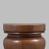 Boj Series Side Table & Bedside Table carved out of Solid Hardwood duly polished in Walnut Finish
