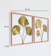 Nanda Abstract Metal Wall Decor in Multicolor Set of 2