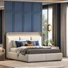 Valeria Upholstered King Bed With Hydraulic Storage