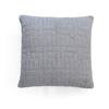 Maze Box Soft Grey Melange  And Natural Cushion Cover 18X18 Inches