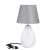 Marble Print Table Lamp Grey Sophisticated Design