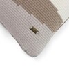 Maverick Stone Pale Whisper  And Natural Cotton Cushion Cover 16X16 Inches