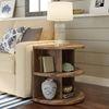 Newton Solid Wood Side Table in Teak Finish