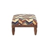 Teva Solid Wood  Ottomon in  Multicolor Colour