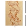 Presto Gold Abstract Hand Tufted Wool Carpet 5X7 Feet