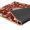 Presto Red Traditional Hand Tufted Wool Carpet 6X9 Feet