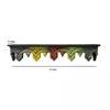 Multishade Colour Solid Wood Handcarved Vistara Navaranga Floating Wall Shelf with distres finish by DisooFashions