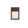 paulo solid wood mirror in brown colour
