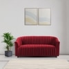 Camro Fabric Sofa (Maroon)