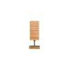 Eoin Square Bamboo Table lamp with Natural Wood Base