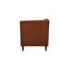 Korslund Velvet Chaise Lounger in Brown Colour