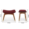Zuno Seating Stool in Maroon Color