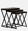 Nugent Sheesham Wood Nest Of Tables In Provincial Teak  Finish