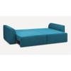 Cacef 3 Seater Pull Out Sofa cum Bed in Turquoise Colour