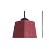 Esteban Maroon Natural Fiber Cluster Hanging Light