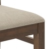 Atlas Crest Storage Solid Wood 6 Seater Dining Table With 6 Atlas Dining Chairs (Finish : Danish Walnut, Chair Colour : Wheat Brown)