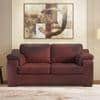 Trissino 2 Seater Premium Italian Leather Sofa In Bordeaux