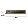 Karl Wooden Wall Shelf Organiser