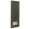 Kent Mango Wood Inlay Brass Tall Wall Mirror