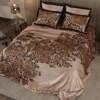 Stoa Paris Super King Size Enriched Cotton Bedsheet with 4 Pillow Covers  Size Sienna Huntress