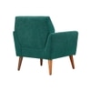 Thomas Boucle Fabric Arm Chair in Green Colour