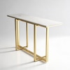 Elegant Metal Console Table in Gold Colour