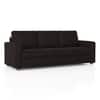 Apollo 3 Seater  Fabric Sofa In Deep Brown Velvet Colour