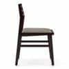 Leon Solid Wood Dining Chair Set Of 2 In Mahogany Finish