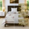 Cream Floral 300 Cms Cotton Single Bed Size Comforter From Threads