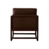 Aura PU Leather Arm Chair in Brown