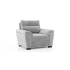 Adelaide Essential 1 Seater Fabric Sofa In Granite Weave