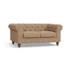Winchester Luxe 2 Seater Fabric Sofa in Sandshell Beige Colour