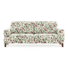 Verona Luxe 3 Seater Fabric Sofa in Clara Velvet Colour