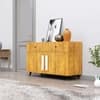 Hexa Red Multipurpose Storage Cabinet With 2 Drawer 2 Door in Giant Wood Colour