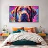 The Castle Decor Dogs Art Wall Painting Wooden Framed Digital Painting 27x48 Inch (Style 1)
