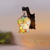 Devansh Solid Wood Electric Wall Light in Brown Colour with Multi Shade Count of 1 Light