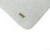 Mini Moss Knit Vanilla Grey Melange Cushion Cover 16X16 Inches