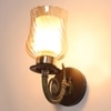 Eliante Modern Wall Lights Mild Steel & Glass Material Antique & Champaign Finish
