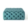 Leonex Ottoman Color in T Blue